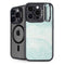 Marbleized Mint iPhone 15 Pro Kickstand Case